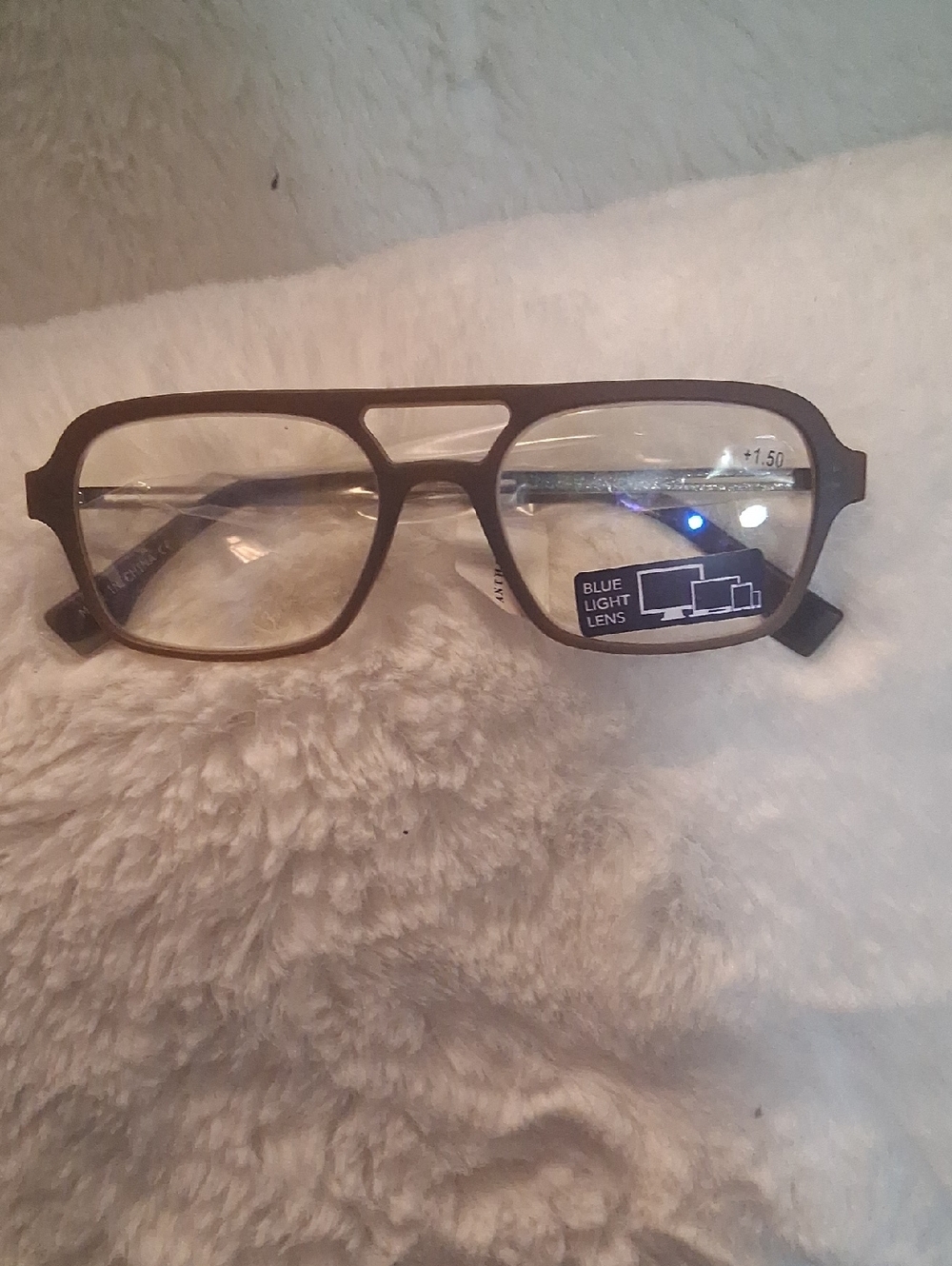 NWT Anthropology Brown Reading Glasses Unisex +1.50